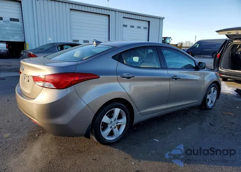 2013 Hyundai Elantra Gls из США, поврежденный, VIN 5NPDH4AEXDH419073